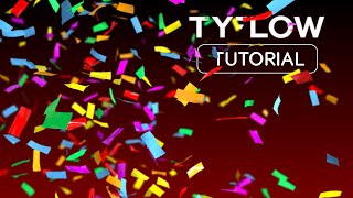 tyFlow Tutorial Cloth Collision amp Confetti Explosion by RedefineFX [upl. by Inttirb]