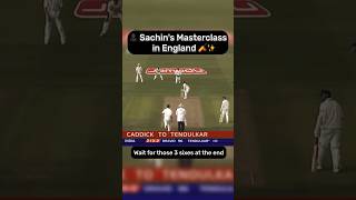 Sachin Tendulkar’s Unbelievable Century Against England  A Batting Masterpiece 🏏 [upl. by Eedoj40]