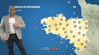 Bulletin météo pour le dimanche 3 novembre 2024 [upl. by Lidstone]