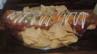 Huge 6lb Chicken Burrito Challenge in Fort Lauderdale Florida [upl. by Nylhtak]