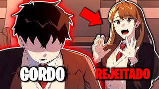 Ele Se DECLAROU Pra Menina Que GOSTAVA Mas Foi REJEITADO Por Ser GORDO  Manhwa Recap [upl. by Etteuqram]