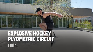 Explosive Hockey Plyometric Circuit [upl. by Castorina]