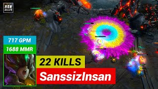 HoN Riftwalker  SanssizInsan  717 GPM 1688 MMR  NM [upl. by Nevad460]