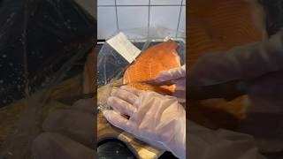 Salmon in the oven kitchen food cooking recipe salmon dinner fishfood salmon healtyfood [upl. by Cyrilla]