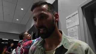 Packers postgame with Brandon McManus Kicker reacts to gamewinning field goal [upl. by Annehs]