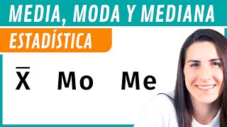 MEDIA MODA y MEDIANA 📊 Estadística [upl. by Bernj82]