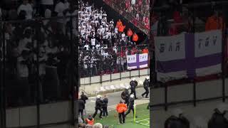 Antwerp Beerschot Derby gestaakt wegens vuurwerk [upl. by Sherrie]