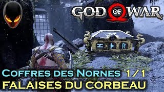 GOD OF WAR  FALAISE DU CORBEAU  100 Collectibles [upl. by Nayrbo]