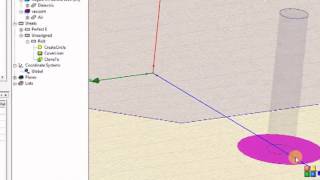 HFSS example patch antenna with circular polarization with Arabic explanation [upl. by Oinotla451]