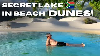 We Found a Secret Lake Hidden in the Beach Dunes near Cape Town [upl. by Wolenik]