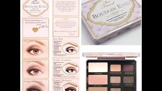 Revue  Palette Boudoir Eyes  Too Faced [upl. by Alberic]