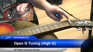 Introduction to Resophonic Square Neck Guitar or Dobro  Open G Tuning [upl. by Janetta820]