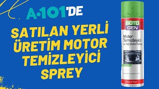 Uygun Fiyatlı Botogen Motor Temizleyici ve Yağ Sökücü Sprey  Yerli Üretim A101 Ürünü [upl. by Shirlee]