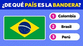 Adivina el País Por LA BANDERA 🇫🇲 Quiz de Cultura 🧠 Parte 1 [upl. by Airenahs]