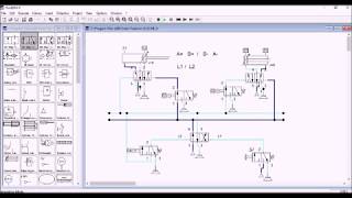 Pneumatic Circuits by Cascading Method  A B B A  Cascading Method  pavan rayar [upl. by Chuu]