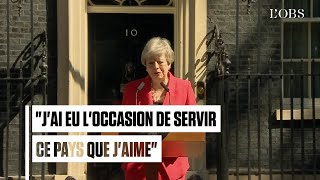 Theresa May annonce sa démission des larmes dans la voix [upl. by Ware379]