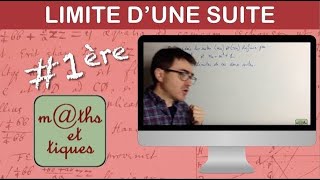 Déterminer la limite dune suite  Première [upl. by Notsur686]