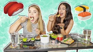 SUSHI MUKBANG MET SHADY  HOE ZE DE GRAZIA VLOGGER WERD  Kristina K ❤ [upl. by Anaig]