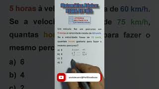 📝🤔 REGRA DE TRÊS SIMPLES  APRENDA MATEMÁTICA matemáticabásica regradetres [upl. by Augy]