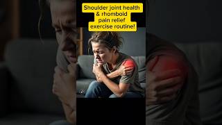 Shoulder joint health amp rhomboid pain relief exercise routine shoulderpainexercises shoulder [upl. by Locke38]