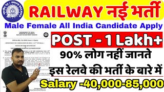 Railway TTE New Vacancy 2024  Railway TTE Recruitment 2024  Railway TTE Syllabus Apply Date Exam [upl. by Grannias]