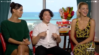 Baywatch Ilfenesh Hadera Kelly Rohrbach and Jon Bass Interview [upl. by Hulbert]