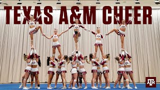 Texas AampM Cheer Squad Eyes on Another Title [upl. by Hatfield]