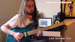 25 Killer Dorian RockFusion Licks Available Now [upl. by Atlas]