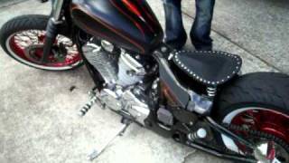 Sick Honda shadow vlx 600 bobberchopper walk around [upl. by Isabel]