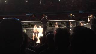 UFC Stockholm Alexander Gustafsson knocks out Glover Teixeira [upl. by Neelyhtak]