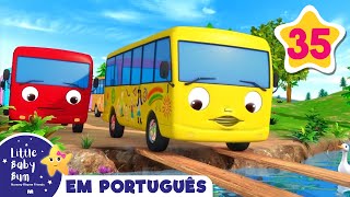 Desenho para Bebe  Dez Pequenos Ônibus 2  Canções em Portugues  Desenhos  Little Baby Bum [upl. by Nemlaz950]