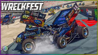 Sprint Car BRAWL at Bristol  Wreckfest [upl. by Ateekahs]