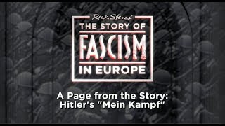 The Story of Fascism Hitler’s quotMein Kampfquot [upl. by Armin]