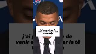 Mbappé veut être CAPITAINE du PSG  😲 foot [upl. by Shandee]