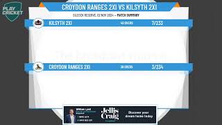 Croydon Ranges 2XI v Kilsyth 2XI [upl. by Findlay]