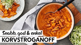 Hur du lyckas med en riktigt god korvstroganoff [upl. by Grega]