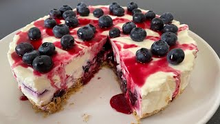 Blueberry and Mascarpone Cheesecake Thermomix TM6 [upl. by Deena672]