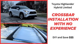 Toyota Highlander 20202024 Roof Crossbar Installation For Beginners [upl. by Ettevol]