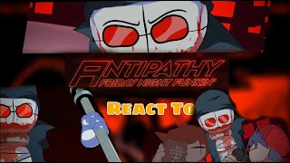 Antipathy Hank V1 FULL Week  Fnf Characters React To Tricky Madness Combat 6 Antipathy [upl. by Tuckie]