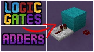 LOGIC GATES amp ADDERS using Only Repeaters Dust and Blocks [upl. by Higley39]