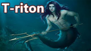 Triton the Son of Poseidon  Mythology Dictionary 16 See U in History [upl. by Ytsud]