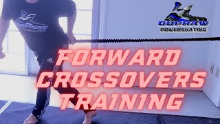 Forward Crossovers Training Hockey Off Ice to Add More Power [upl. by Choong709]