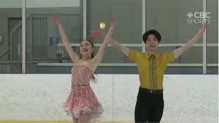 Ayumi TAKANAMI  Shingo NISHIYAMA RD SKATE ONTARIO Sectional Series  September Hubs 高浪  西山 [upl. by Hsina]