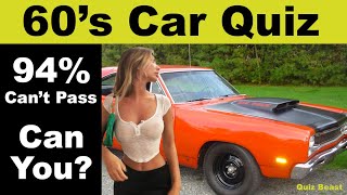 60s Car Buff Prove It Take Our Ultimate 60s Car Quiz [upl. by Avek]