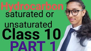 Hydrocarbon class 10 NCERT [upl. by Sacken]