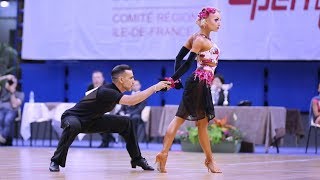 David Jutge  Tatiana Podgornaia FRA  2018 Paris Dance Open  WDSF PD LAT  solo C [upl. by See]