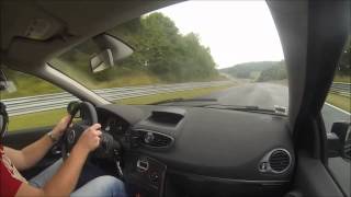 Crash Clio 3 RS Nürburgring Nordschleife [upl. by Leanor]