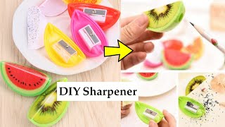 DIY Sharpener Decoration Ideas 🍉 Sharpener Decoration Ideas  diy school supplies fruitcraft [upl. by Bedwell]