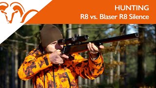 Blaser R8 vs Blaser R8 SILENCE [upl. by Nikaniki]