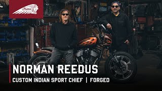 Norman Reedus Meets His Custom Indian Sport Chief [upl. by Sherl]